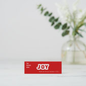 Joy Mini Visitekaartje (Staand voorkant)