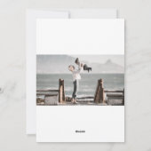 Joy Minimalist Family-fotokerstkaart Feestdagenkaart (Achterkant)