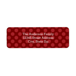 Joy Mod Dots - Retouradreslabel Etiket