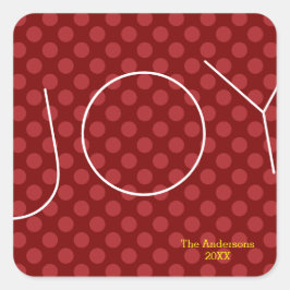 Joy Mod Dots - Vierkante Sticker