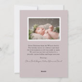 JOY Modern 2 foto kerst Feestdagenkaart (Achterkant)