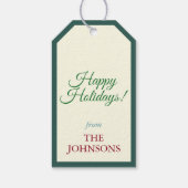 Joy Modern gepersonaliseerd Cadeaulabel (Achterkant)