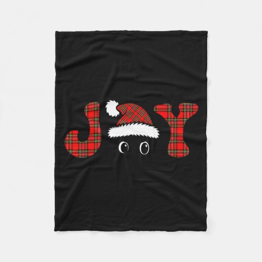 Joy Monster Doll Christmas Kawaii Face For Kids Me Fleece Deken (Voorkant)