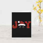 Joy Monster Doll Christmas Kawaii Face For Kids Me Kaart (Gele Bloem)