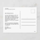 JOY Mooie Kerststolp Boog Kerst Ornament Xmas  Feestdagenkaart (Achterkant)