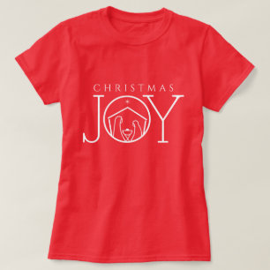 JOY Natitivity Christelijk Religieuze Kerstmis T-S T-shirt