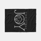 Joy Nativity Christian Religious Christmas  Fleece Deken (Voorkant (Horizontaal))