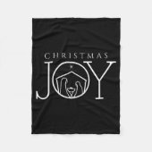 Joy Nativity Christian Religious Christmas Fleece Deken (Voorkant)