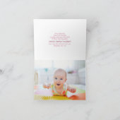 JOY. Newborn Girl Aankondiging (Binnen)