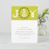 Joy Nutkraker Holiday Party Uitnodiging (Staand voorkant)