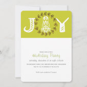 Joy Nutkraker Holiday Party Uitnodiging (Voorkant)