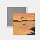 Joy - "Ocean Joy" Magnet door All Joy Art (Voorkant / Achterkant)