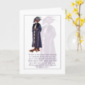 Joy of a Hat Greeting Card Kaart (Gele Bloem)