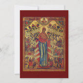 Joy of all who Sorrow - Moeder-icoon gebed Bedankkaart (Voorkant)