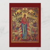 Joy of all who Sorrow - Moeder-icoon gebed Bedankkaart (Voorkant)