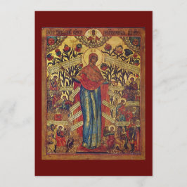 Joy of all who Sorrow - Moeder-icoon gebed Bedankkaart