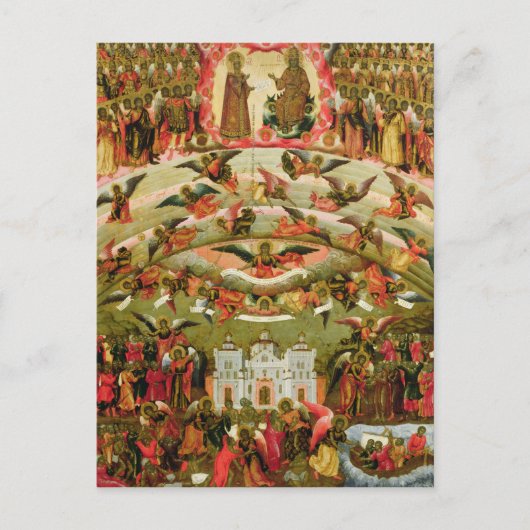 Joy of all who Sorrow Virgin, 1707 Briefkaart (Voorkant)