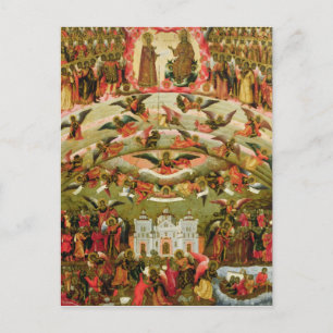 Joy of all who Sorrow Virgin, 1707 Briefkaart