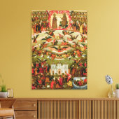Joy of all who Sorrow Virgin, 1707 Canvas Afdruk (Insitu (Woonkamer))