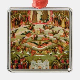 Joy of all who Sorrow Virgin, 1707 Metalen Ornament