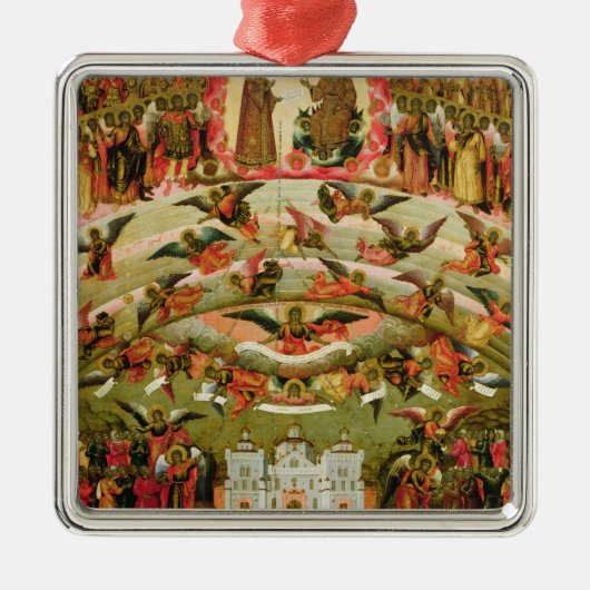 Joy of all who Sorrow Virgin, 1707 Metalen Ornament (Voorkant)