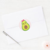 Joy of Avocados Ronde Sticker (Envelop)