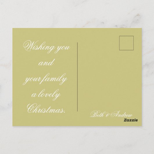 Joy of Christmas Briefkaart (Achterkant)