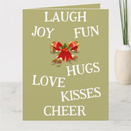 Joy of Christmas Folded Card Kaart