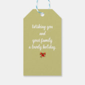 Joy of Christmas Gift Label Cadeaulabel (Achterkant)