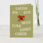 Joy of Christmas Kaart (Voorkant)