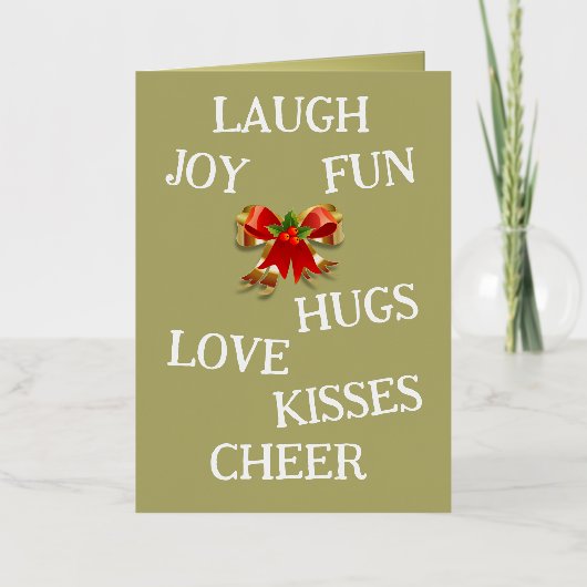 Joy of Christmas Kaart (Voorkant)