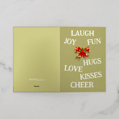 Joy of Christmas Kaart (Buiten Laag)