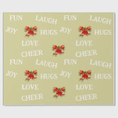 Joy of Christmas Wrapping Paper Cadeaupapier (Vlak)