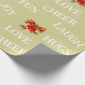 Joy of Christmas Wrapping Paper Cadeaupapier (Hoek)