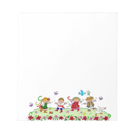 Joy of Danser Ukraine Folk Art Notitieblok (Voorkant)