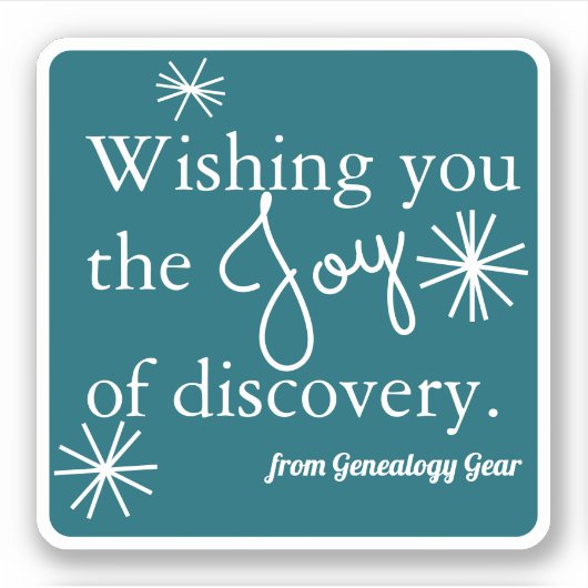 Joy of Discovery Sticker (Voorkant)