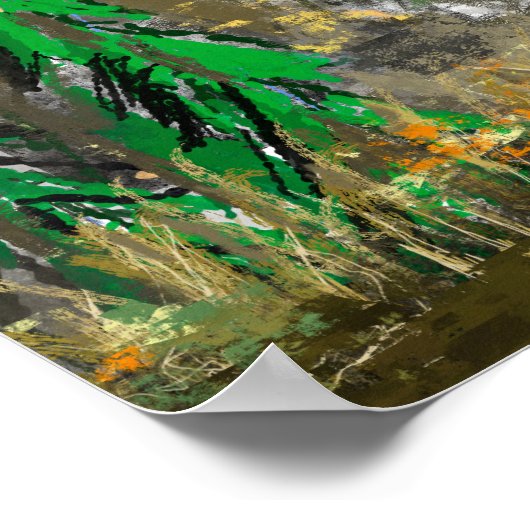 Joy of Embraing the Dynamic of Natuur Poster (Hoek)