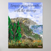 Joy of Embraing the Dynamic of Natuur Poster (Voorkant)