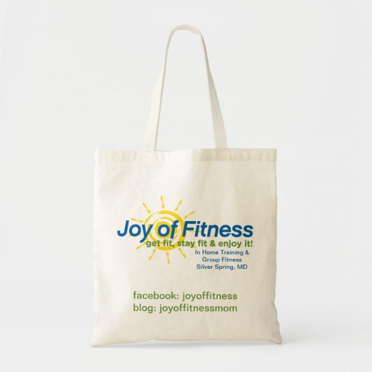 Joy of Fitness - opnieuw te gebruiken tas (Voorkant)