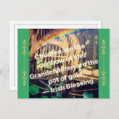 Joy of Grandchildren / pot of gold Briefkaart (Voorkant / Achterkant)