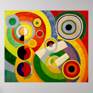 Joy of Life - Abstract Classic van Robert Delaunay Poster