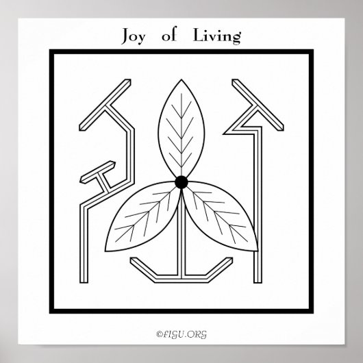 Joy of Living Poster (Voorkant)