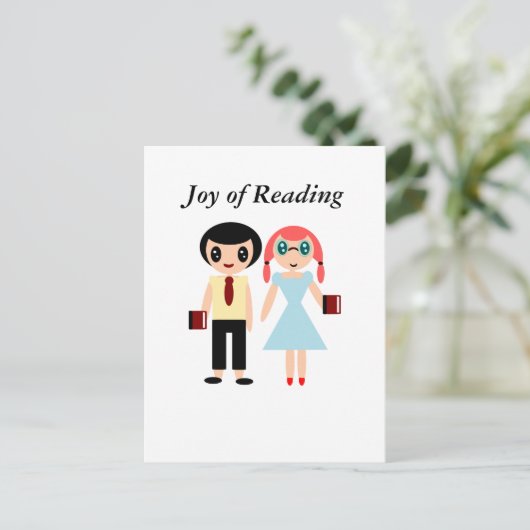 Joy of Reading Briefkaart (Staand voorkant)