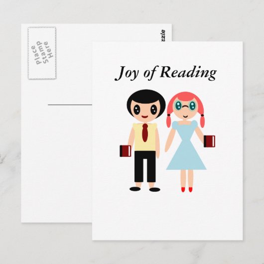 Joy of Reading Briefkaart (Voorkant / Achterkant)