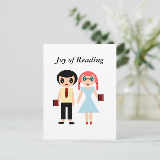 Joy of Reading Briefkaart (Staand voorkant)
