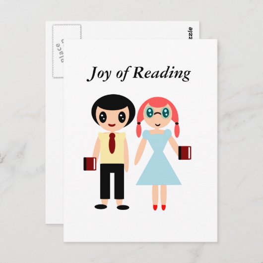 Joy of Reading Briefkaart (Voorkant / Achterkant)