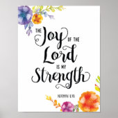 Joy of the Lord Art Poster (Voorkant)