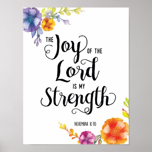 Joy of the Lord Art Poster (Voorkant)
