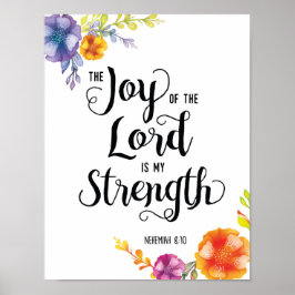 Joy of the Lord Art Poster