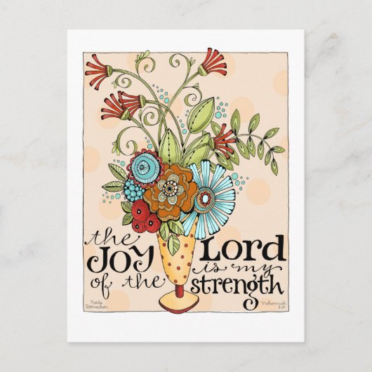 Joy of the Lord - Briefkaart (Voorkant)